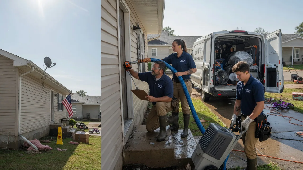 Ceiling Water Damage Restoration in Hutsonville, IL near me